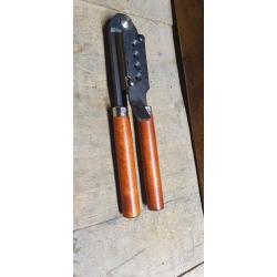 Moule &agrave; balles Revolver 44 Magnum LYMAN 44 SWC 429360 et sa poign&eacute;e d'origine TBE
