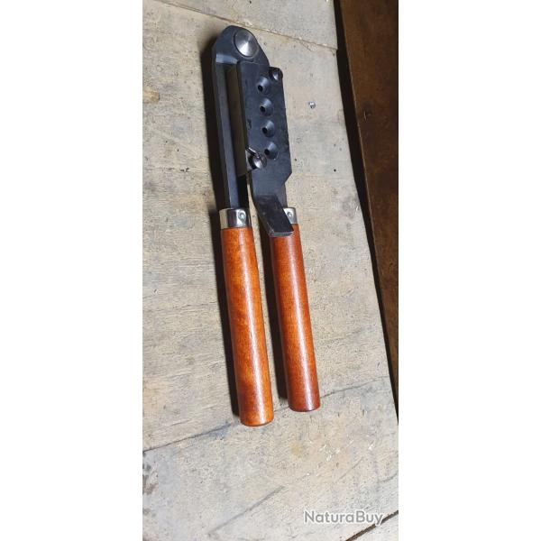 Moule � balles Revolver 44 Magnum LYMAN 44 SWC 429360 et sa poign�e d'origine TBE