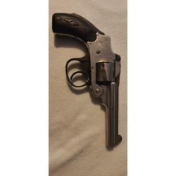 Classique revolver de collection Smith Wesson Hammerless Cal.32 excellent &eacute;tat. Fabrication 1902-09