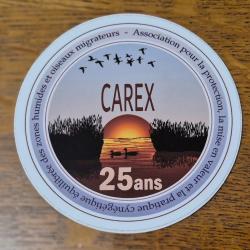Autocollant chasse , gibier d'eau , carex