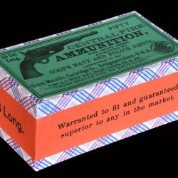 BO&Icirc;TE VIDE POUR 50 CARTOUCHES CAL. .38 LONG CF UNION METALLIC CARTRIDGE COMPANY (REPRODUCTION)