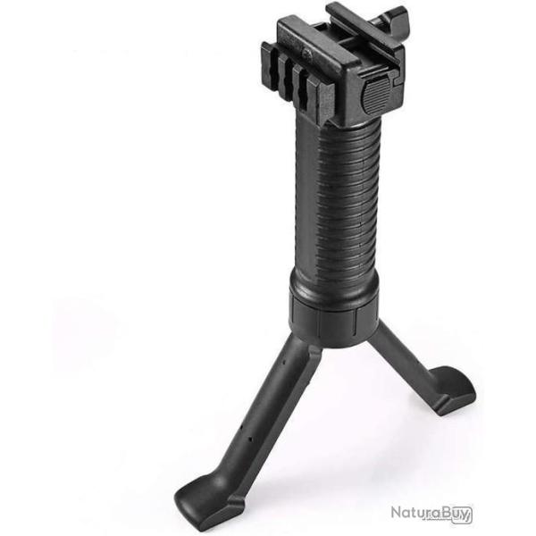 Super promo !!! Poign�e - Bipied pour rail de ( 20 mm � 22 mm ) en polym�re