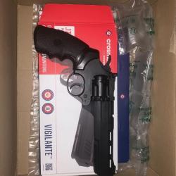 Crosman Vigilante 3,9j pistolet &agrave; plombs 4,5mm + Boite neuve 50 Plombs Explosifs Kvintor Blick 4,5mm