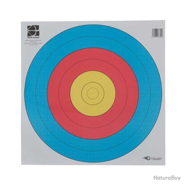 Blason Avalon Fita 48 cm -- 6 cercles du 80 cm, sans num�ros