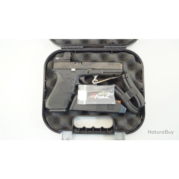pistolet glock 17 g5 plus grip red dot 9x19