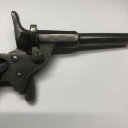 Ancien FLOBERT 6mm ZELLA-MEHLIS pistolet pour cycliste 1890 d'occasion vendu en l'&eacute;tat
