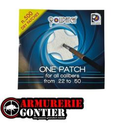 PAULCLEAN rouleau de 500 patchs calibre .22 au .50