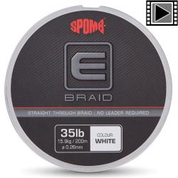 Tresse Spomb E White 0.26mm 200m