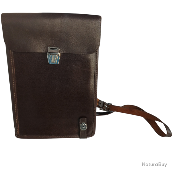 Sacoche porte-documents officier URSS - Cuir marron - 1987
