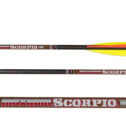 Lot de 12 fl&egrave;ches d'arbal&egrave;te Maximal Scorpio en carbone 18 pouces avec encoches Moonnock