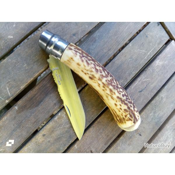 Opinel custom no10 cerf