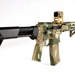 Crosse t&eacute;l&eacute;scopique SCHMEISSER CSS (Compact Sport Stock) pour AR15