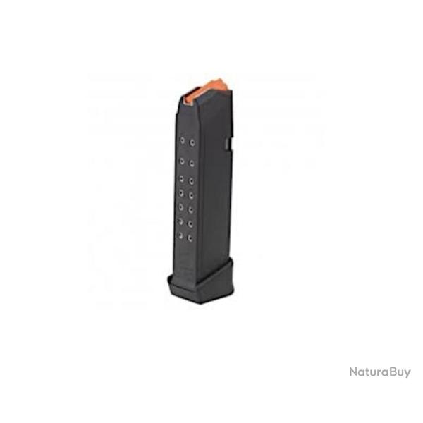 Chargeur Glock 44 15 Coups Elevateur Orange