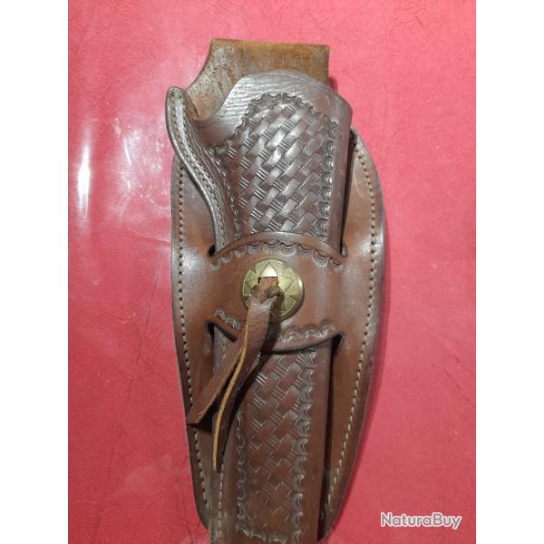 ANCIEN HOLSTER EN CUIR