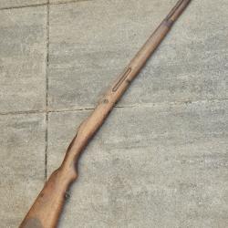 Crosse de Mauser 98 espagnole mod&egrave;le M43 la Coruna en noyer