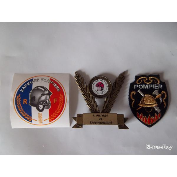 Lot objets d�coratifs collection sapeurs-pompiers