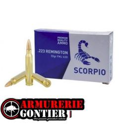 Cartouches STV Scorpio .223 Rem FMJBT 55 gr - Bo&icirc;te de 20