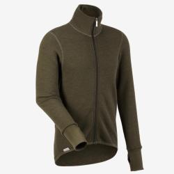 Woolpower Full Zip jacket 400 kaki thermique respirante manches longues rouge fonc&eacute; mixte