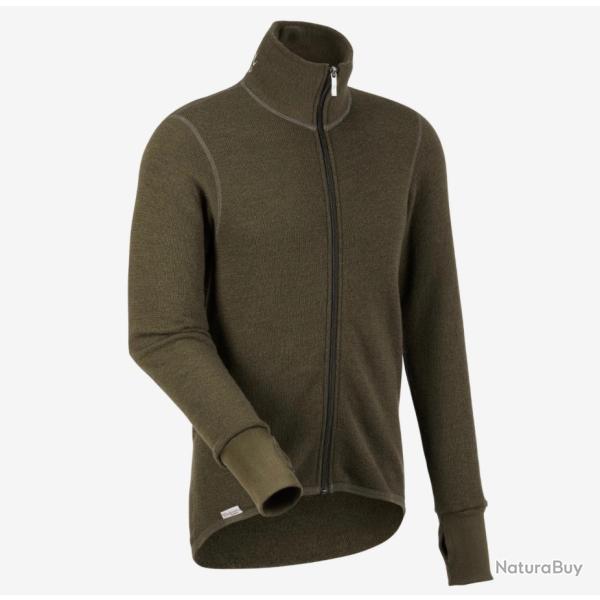 Woolpower Full Zip jacket 400 kaki thermique respirante manches longues rouge fonc� mixte