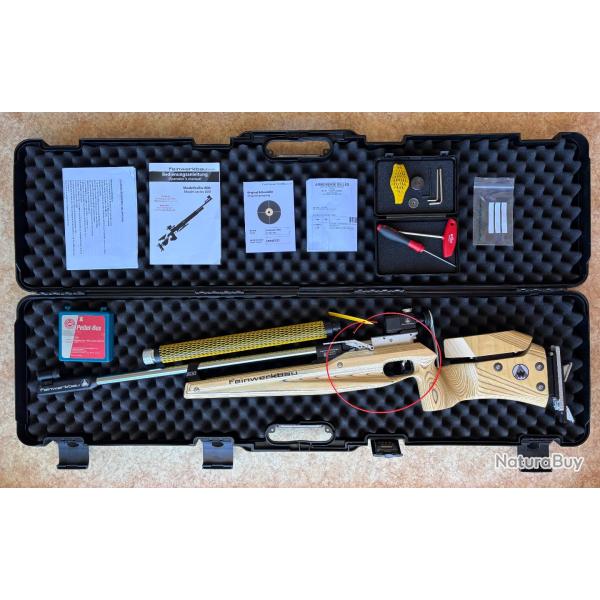 Carabine tir sportif FEINWERKBAU 800 UNIVERSAL Gaucher comme neuve