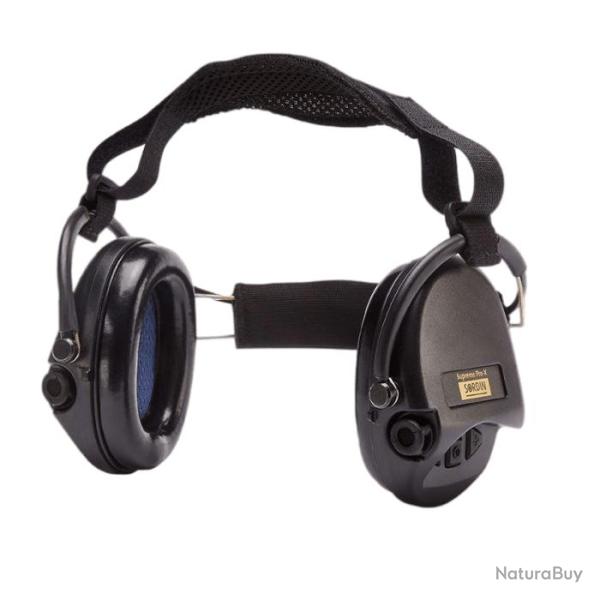 Sordin Supreme Pro-X Neckband - Casque antibruit �lectronique Noir