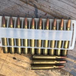 LOT DE 13 CARTOUCHES  REMINGTON MAGNUM 7RM (FEDERAL ET WINCHESTER )