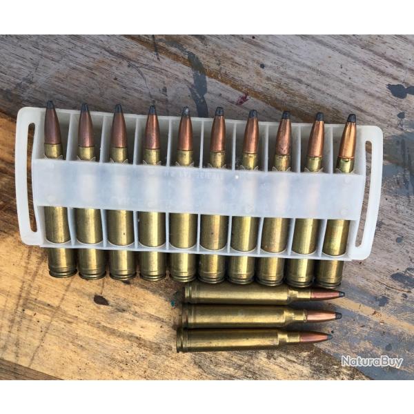 LOT DE 13 CARTOUCHES  REMINGTON MAGNUM 7RM (FEDERAL ET WINCHESTER )