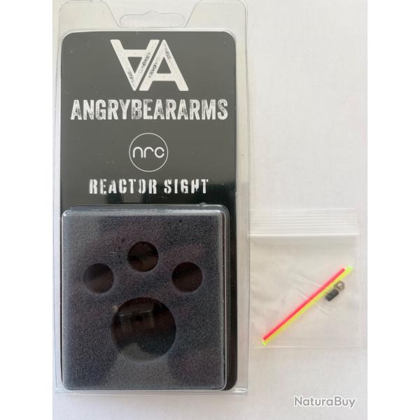 Hausse / guidon fibre ANGRYBEARARMS Glock 43x mos neuf