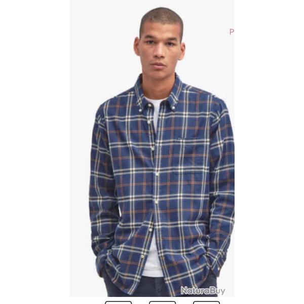 Barbour chemise portdown inky blue
