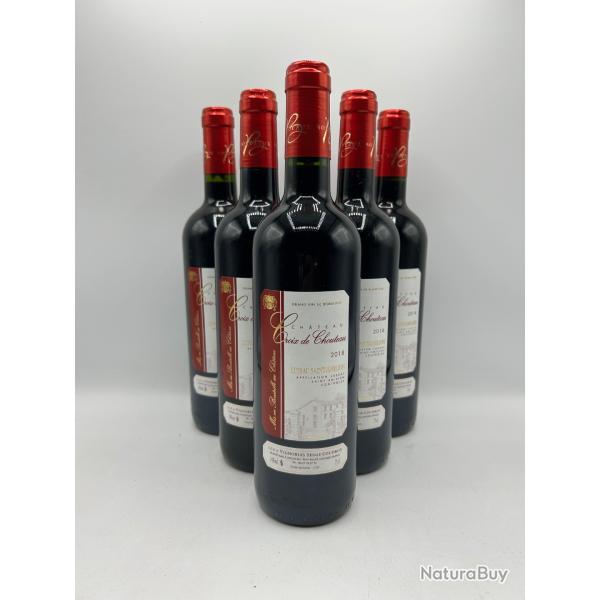 2018 Ch�teau Croix de Chouteau - Lussac Saint-Emilion - Vin Rouge - 6 Bouteilles