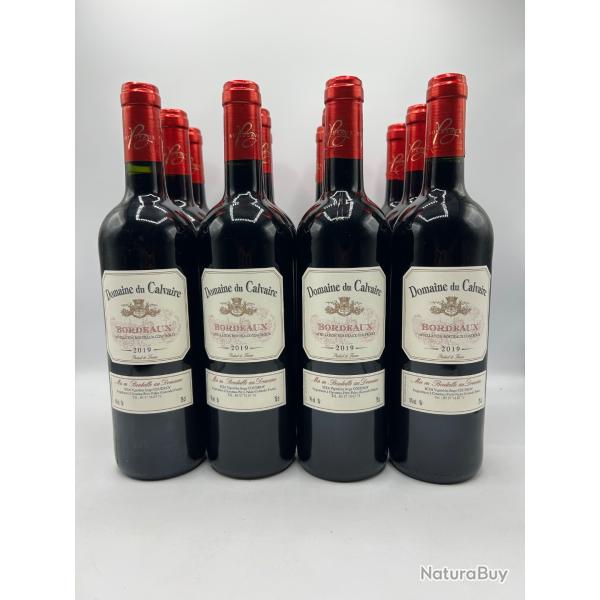 2019 Ch�teau Domaine du Calvaire - Bordeaux - Vin Rouge - 12 Bouteilles
