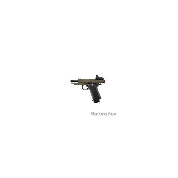 ARCTURUS PISTOLET GBB AIRSOFT VANGUARD 4.3'' RDS BLK/TAN