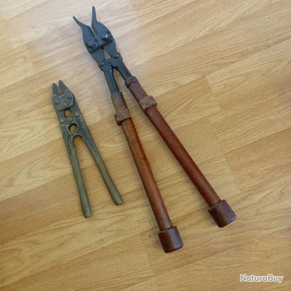 Lot de deux pinces coupantes