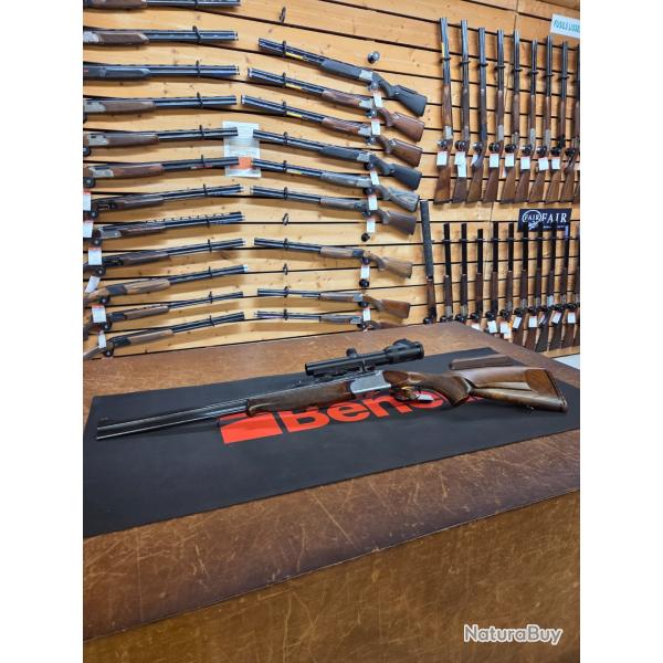 Carabine express humbert safari cal.30R blaser avec lunettes Swarovski Z6i 1-6x24