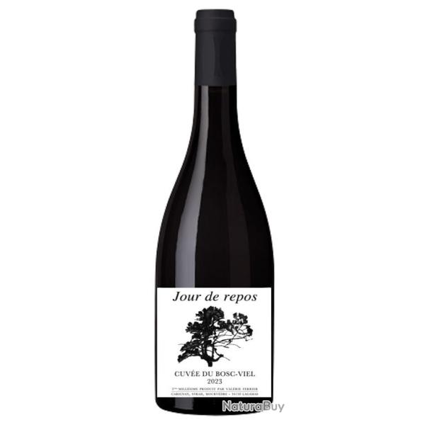 6 bouteilles de vin Jour de Repos vin de France rouge 2023 75 cl.