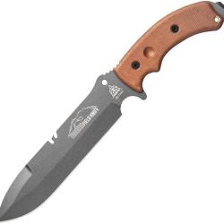 Couteau fixe outdoor et chasse OPS Tahoma Tan Canvas S/E
