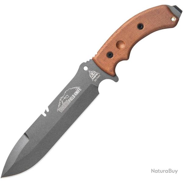 Couteau fixe outdoor et chasse OPS Tahoma Tan Canvas S/E