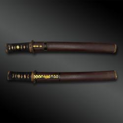 COUTEAU appel&eacute; Tanto sign&eacute; Fujiwara Kunishige Saku - Japon - P&eacute;riode Edo (1603-1868)