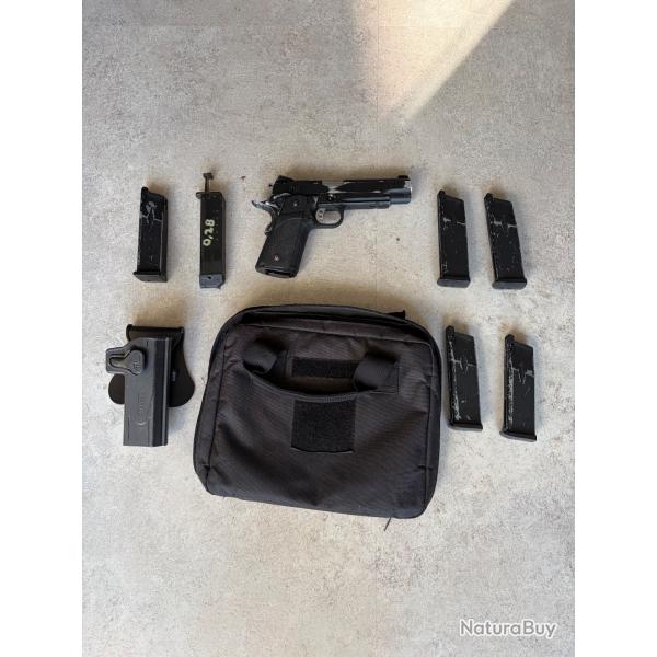 Lot Hi-Capa KJW KP-05 et accessoires