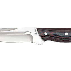 Couteau lame fixe Albainox micarta + &eacute;tui cuir