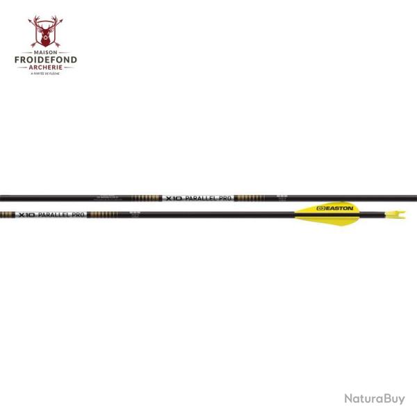 Tube Carbone X10 Parallel Pro 4mm (par 12)- Easton - 1000