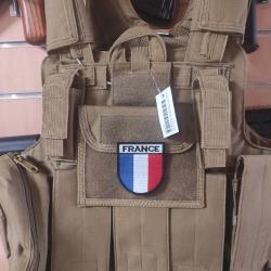 Patch velcro France arm&eacute;