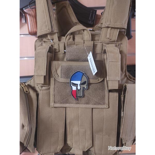 Patch velcro France arm� spartiate