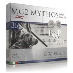 WAHOO !! LOT DE 5 BOITES DE 10 CARTOUCHES B&P MG2 MYTHOS 36 HV CALIBRE 12 - 36G