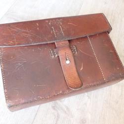 1955 Trousse, sacoche sanitaire en cuir pour infirmier - Pour moto &eacute;galement
