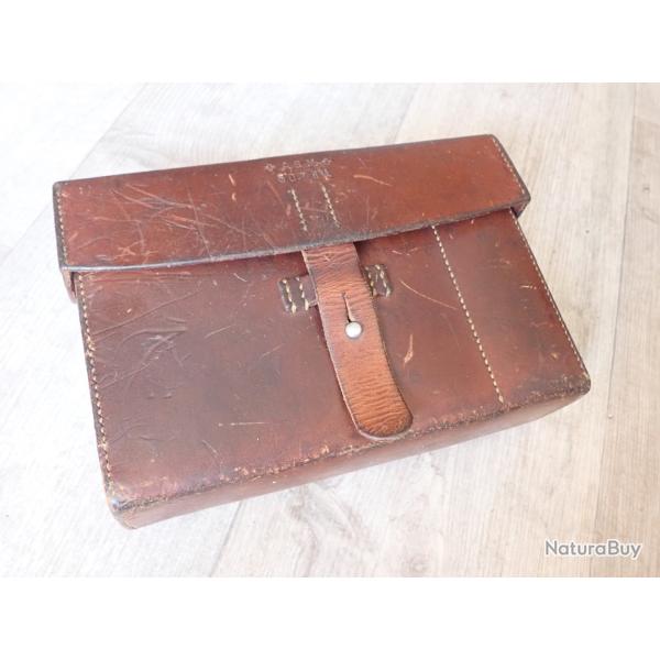 1955 Trousse, sacoche sanitaire en cuir pour infirmier - Pour moto �galement