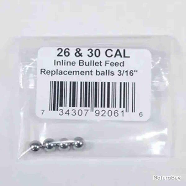 Billes de rechange Lee Inline Bullet Feeder 26, 28 & 30cal - 92061