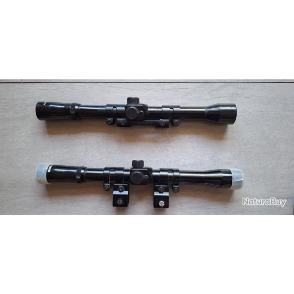 Lot 2 lunettes de vis�e 4x20