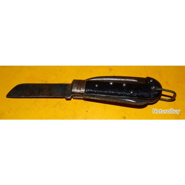 ARMEE ITALIENNE WWII COUTEAU PLIANT DE POCHE , NUMERO DEUX, FABRICATION ITALIENNE,  ETAT� VOIR PHOTO