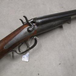 Fusil HUSQVARNA Cal 16 &agrave; chiens, canons de 90cm, Apte au tir!!!